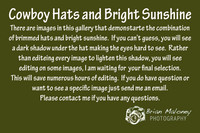 Cowboy Hats and Bright Sunshine