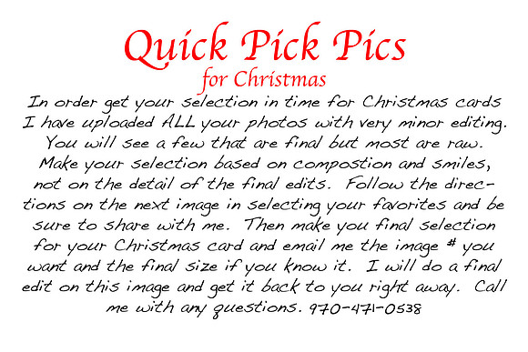 Christmas Quick Pick